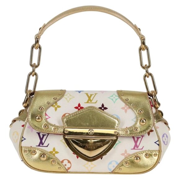 LOUIS VUITTON Monogram Multicolor Marilyn All Bag White M40206 LV Auth 124890AV - Picture 1 of 16